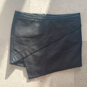 Mason leather skirt